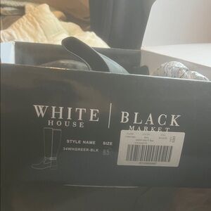 White House Black Market Elegant Black Footwear